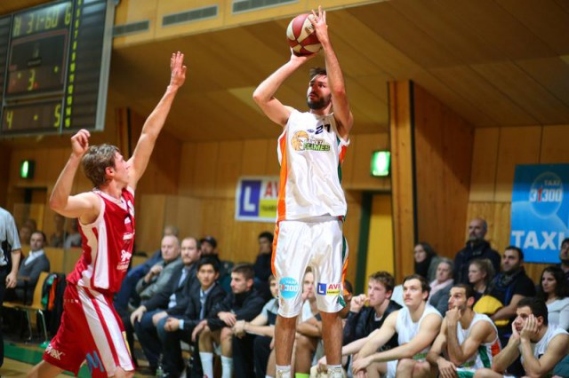 Basketball ABL 2014/15 2.Bundesliga Grunddurchgang 10.Runde Basket Flames vs. St.Pölten Dragons