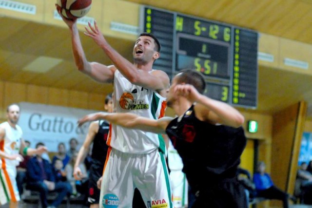 Basketball 2.Bundesliga 2014/15 Grunddurchgang 4.Runde Basket Flames vs. Mistelbach Mustangs