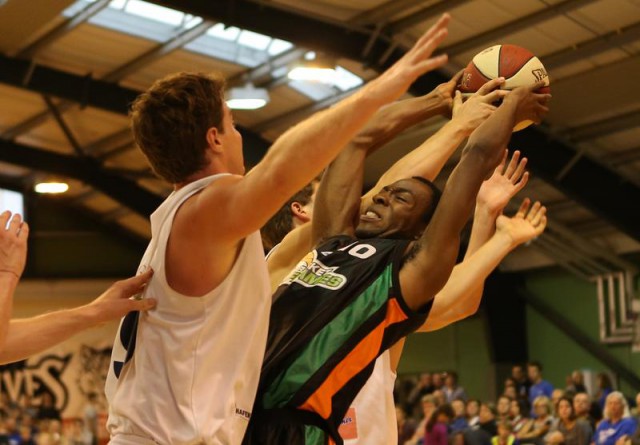 Basketball 2.Bundesliga 2015/16 Grunddurchgang 2.Runde D.C. Timberwolves vs. Basket Flames