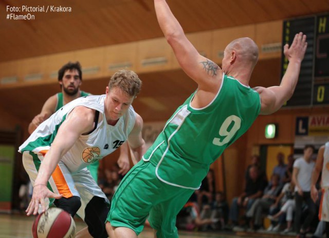 Basketball 2.Bundesliga 2015/16 Grunddurchgang 1.Runde  Basket Flames vs. Dornbirn Lions