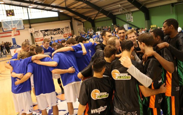 Basketball 2.Bundesliga 2015/16 Grunddurchgang 2.Runde D.C. Timberwolves vs. Basket Flames
