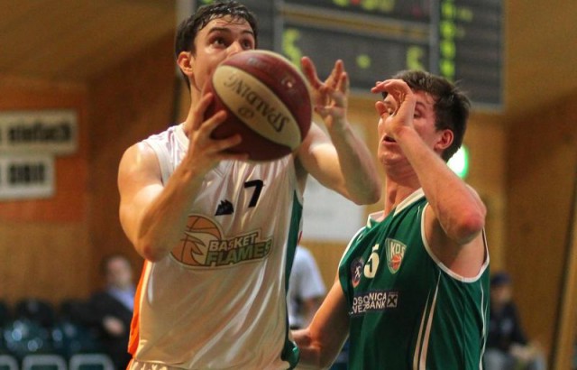 Basketball 2.Bundesliga 2015/16 Grunddurchgang 16.Runde Basketflames vs. KOS Celovec
