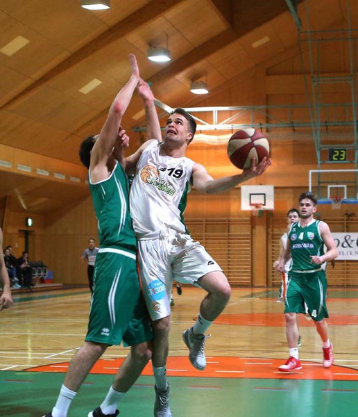 Basketball 2.Bundesliga 2015/16 Grunddurchgang 16.Runde Basketflames vs. KOS Celovec